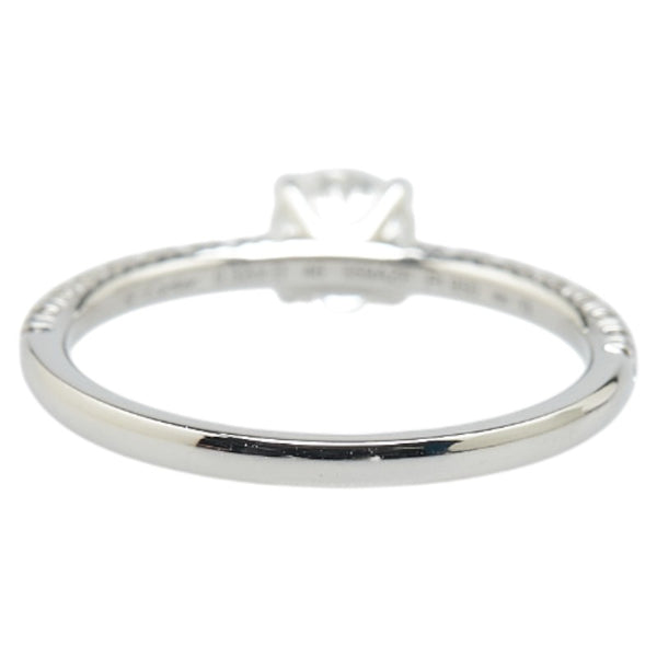 カルティエ エタンセル ドゥ カルティエ ソリテール リング リング 指輪 #46 N4744300 Pt950 プラチナ レディース CARTIER 【中古】