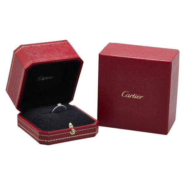 カルティエ エタンセル ドゥ カルティエ ソリテール リング リング 指輪 #46 N4744300 Pt950 プラチナ レディース CARTIER 【中古】