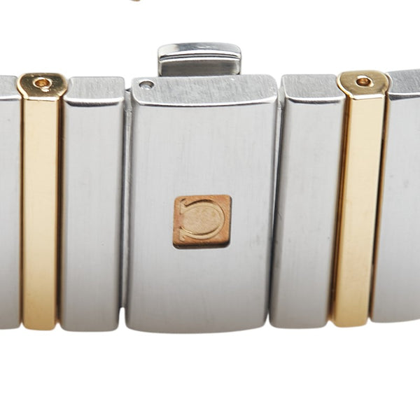 オメガ コンステレーション ダブルイーグル 腕時計 1213.30 クオーツ シルバー文字盤 ステンレススチール K18YG イエローゴールド メンズ OMEGA 【中古】