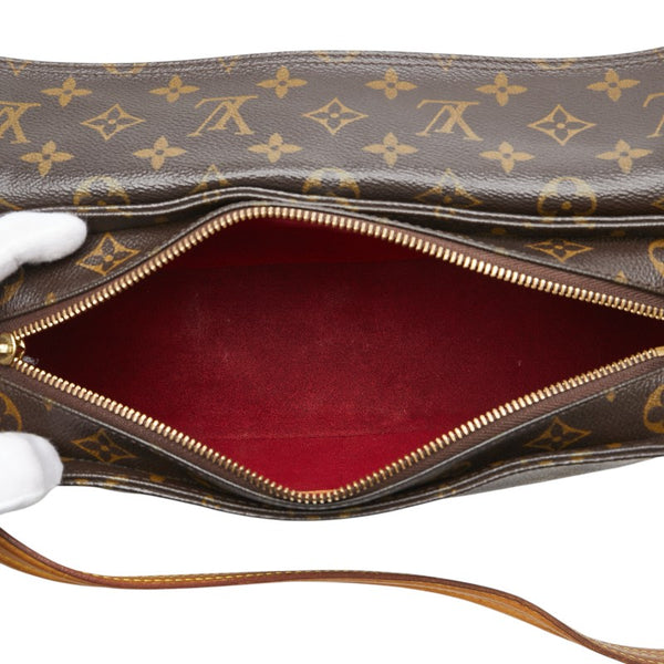 ルイ ヴィトン モノグラム ヴィバシテMM  ワンショルダーバッグ M51164 ブラウン PVC レザー レディース LOUIS VUITTON 【中古】
