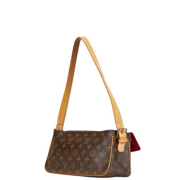 ルイ ヴィトン モノグラム ヴィバシテMM  ワンショルダーバッグ M51164 ブラウン PVC レザー レディース LOUIS VUITTON 【中古】