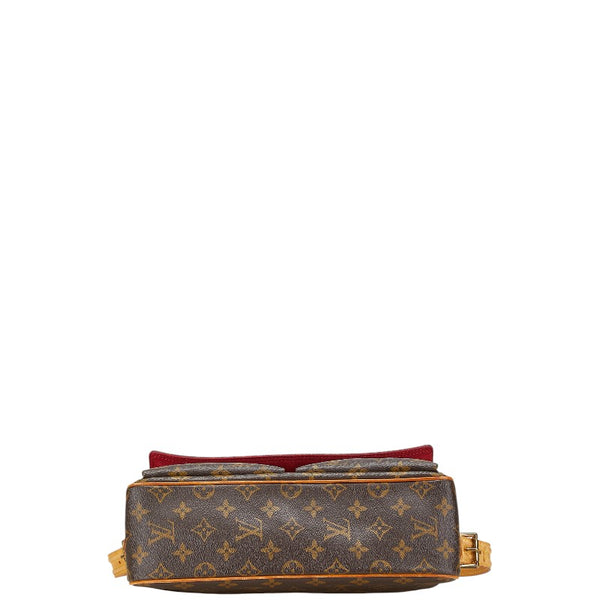 ルイ ヴィトン モノグラム ヴィバシテMM  ワンショルダーバッグ M51164 ブラウン PVC レザー レディース LOUIS VUITTON 【中古】