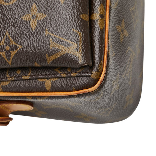 ルイ ヴィトン モノグラム ヴィバシテMM  ワンショルダーバッグ M51164 ブラウン PVC レザー レディース LOUIS VUITTON 【中古】
