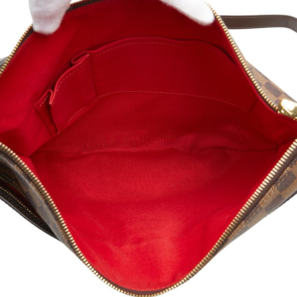 ルイ ヴィトン ダミエ ブルームズベリGM ショルダーバッグ N42250 ブラウン PVC レザー レディース LOUIS VUITTON 【中古】