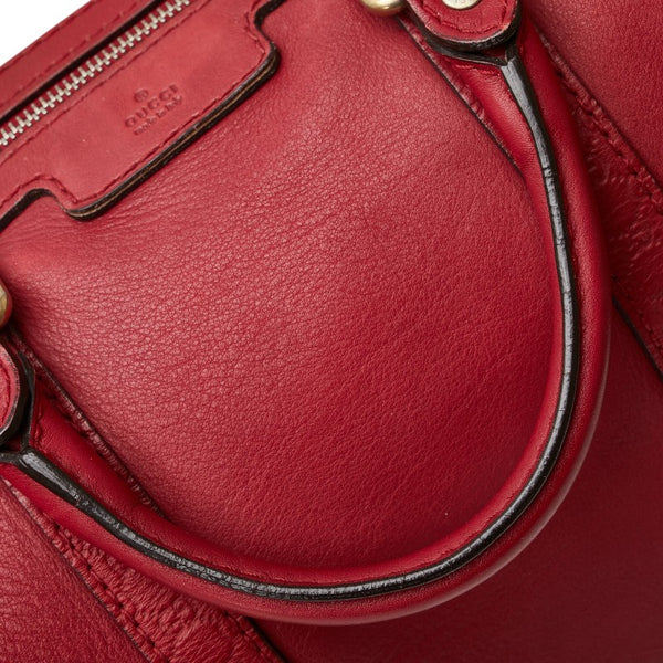 グッチ ハンドバッグ ショルダーバッグ 2WAY 247205 レッド レザー レディース GUCCI 【中古】