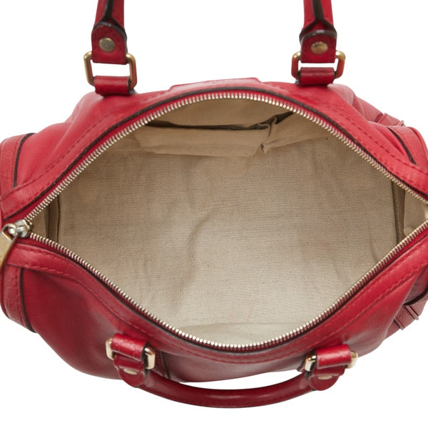 グッチ ハンドバッグ ショルダーバッグ 2WAY 247205 レッド レザー レディース GUCCI 【中古】