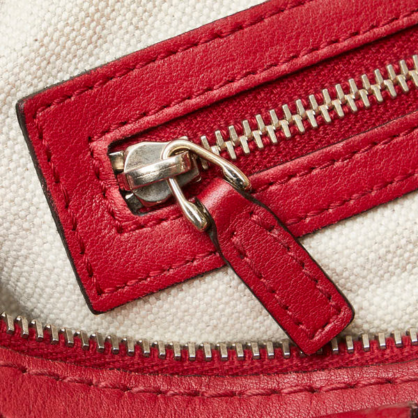 グッチ ハンドバッグ ショルダーバッグ 2WAY 247205 レッド レザー レディース GUCCI 【中古】