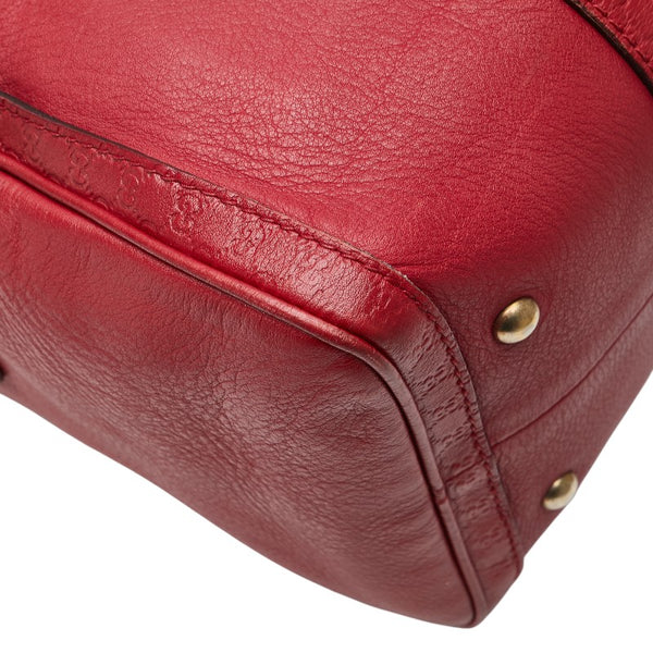 グッチ ハンドバッグ ショルダーバッグ 2WAY 247205 レッド レザー レディース GUCCI 【中古】