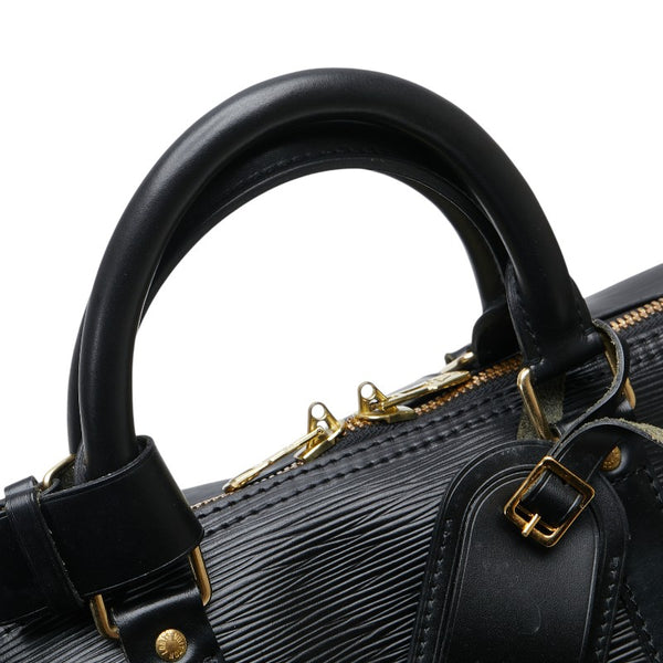 ルイ ヴィトン エピ キーポル55 ボストンバッグ トラベルバッグ M59052 ノワール ブラック レザー レディース LOUIS VUITTON 【中古】