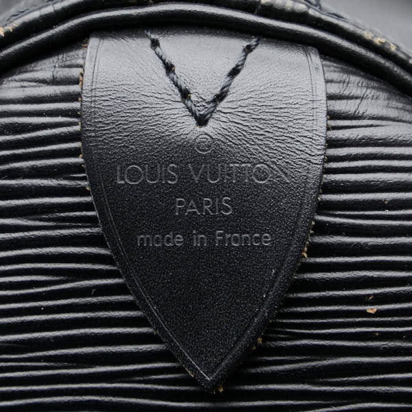 ルイ ヴィトン エピ キーポル55 ボストンバッグ トラベルバッグ M59052 ノワール ブラック レザー レディース LOUIS VUITTON 【中古】