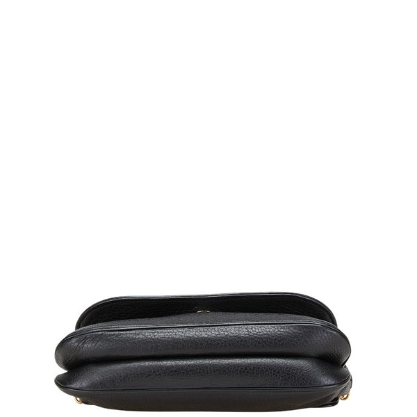 グッチ チェーン ワンショルダーバッグ 251820 ブラック レザー レディース GUCCI 【中古】