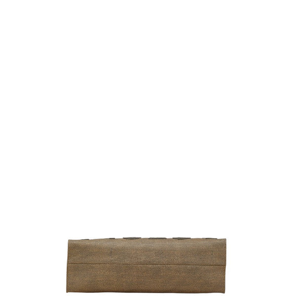 フェンディ 1925 ROMA ITALY トートバッグ ブラウン ブラック PVC レザー レディース FENDI 【中古】
