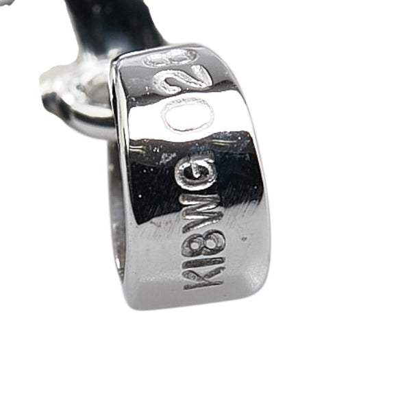 K18WG ホワイトゴールド ダイヤ0.28ct ハート モチーフ ペンダントトップ レディース 【中古】
