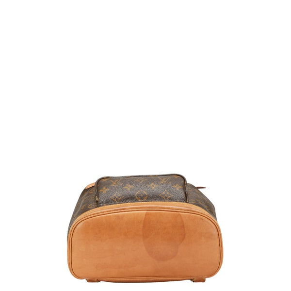 ルイ ヴィトン モノグラム モンスリMM リュック バックパック M51136 ブラウン PVC レザー レディース LOUIS VUITTON 【中古】