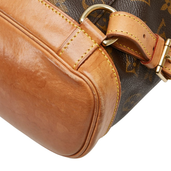 ルイ ヴィトン モノグラム モンスリMM リュック バックパック M51136 ブラウン PVC レザー レディース LOUIS VUITTON 【中古】