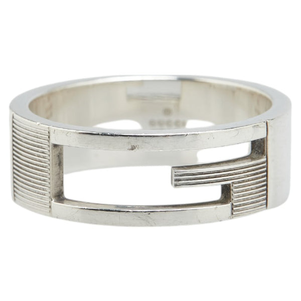 グッチ ブランデッドG リング 指輪 #25 SV925 シルバー メンズ GUCCI 【中古】