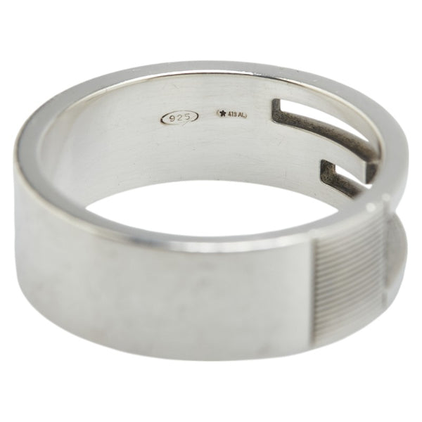 グッチ ブランデッドG リング 指輪 #25 SV925 シルバー メンズ GUCCI 【中古】