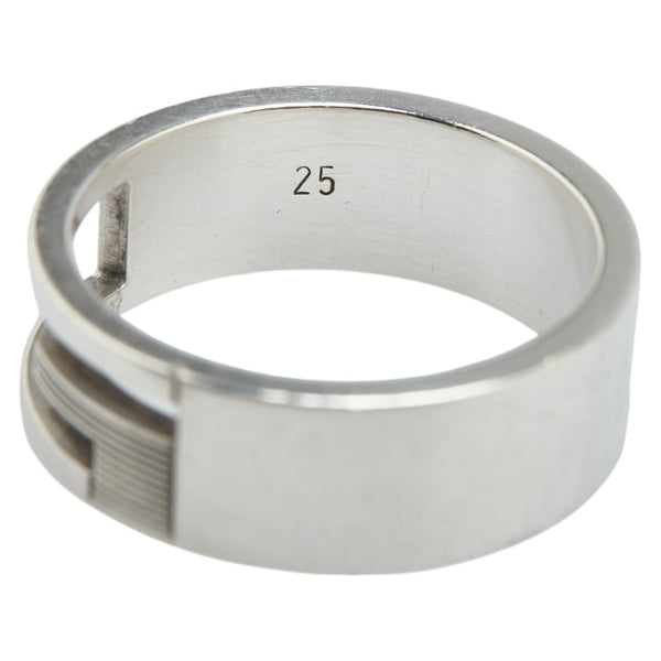 グッチ ブランデッドG リング 指輪 #25 SV925 シルバー メンズ GUCCI 【中古】