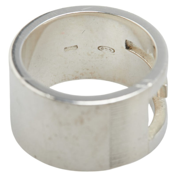 グッチ ブランデッドG リング 指輪 #15 SV925 シルバー レディース GUCCI 【中古】