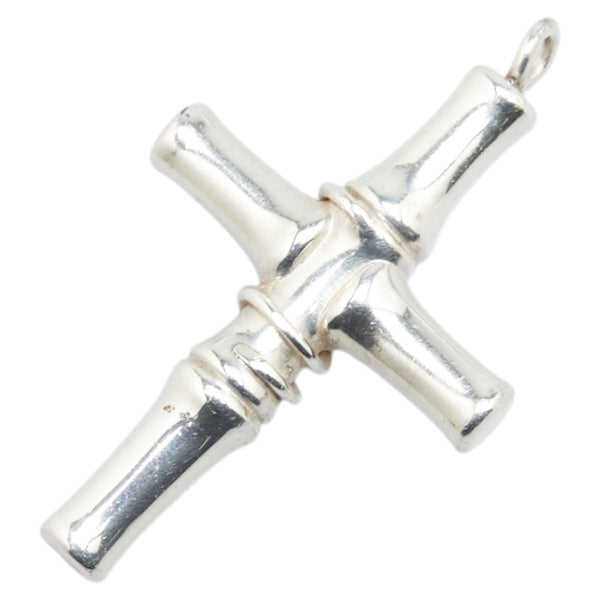 グッチ バンブー クロス ペンダントトップ SV925 シルバー レディース GUCCI 【中古】