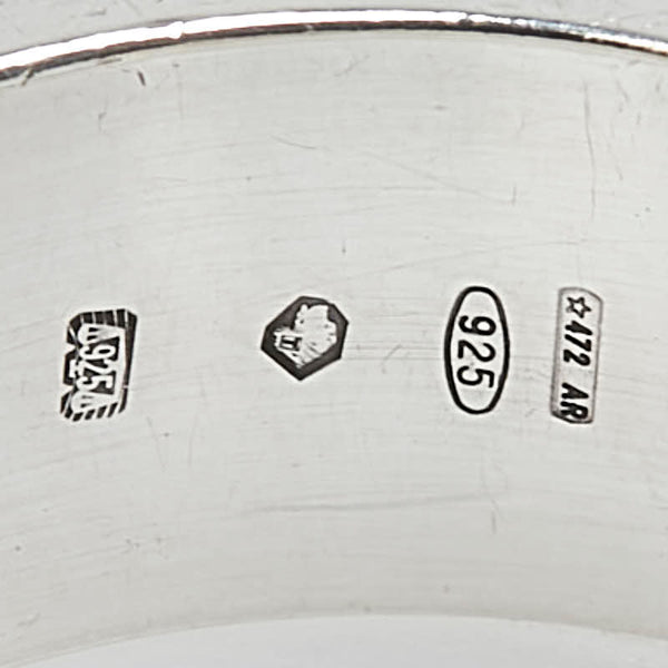 グッチ ブランデッドG リング 指輪 #14 SV925 シルバー レディース GUCCI 【中古】