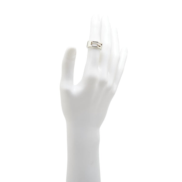 グッチ ブランデッドG リング 指輪 #14 SV925 シルバー レディース GUCCI 【中古】