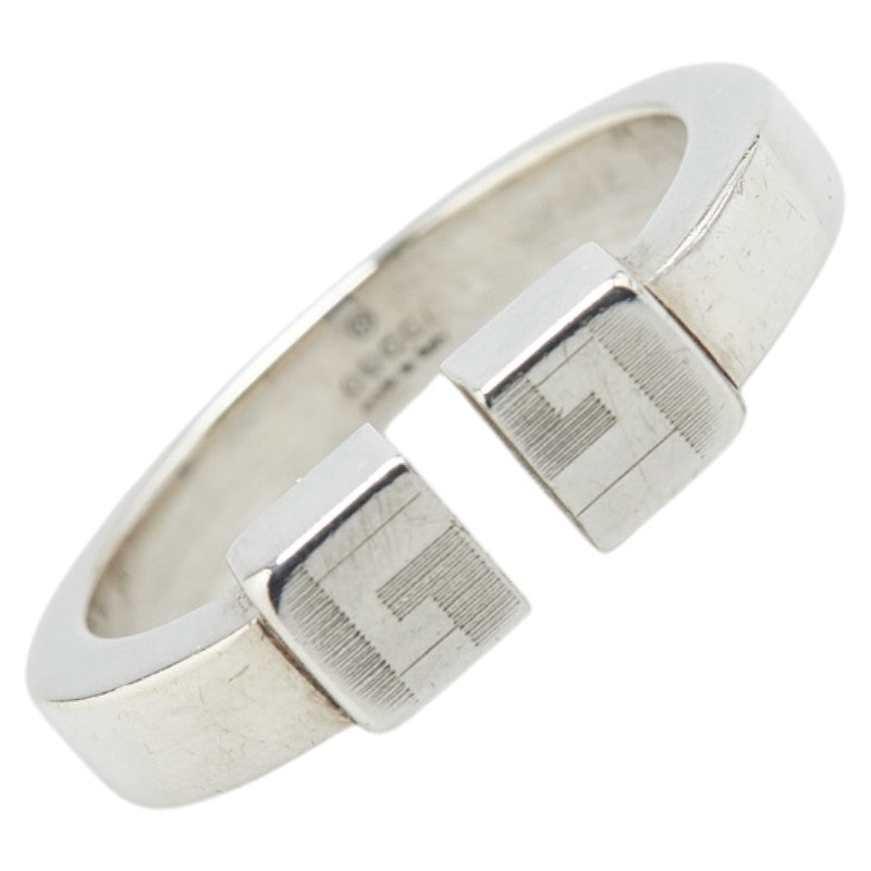 グッチ Gロゴ キューブ ブロック リング 指輪 SV925 シルバー メンズ GUCCI 【中古】