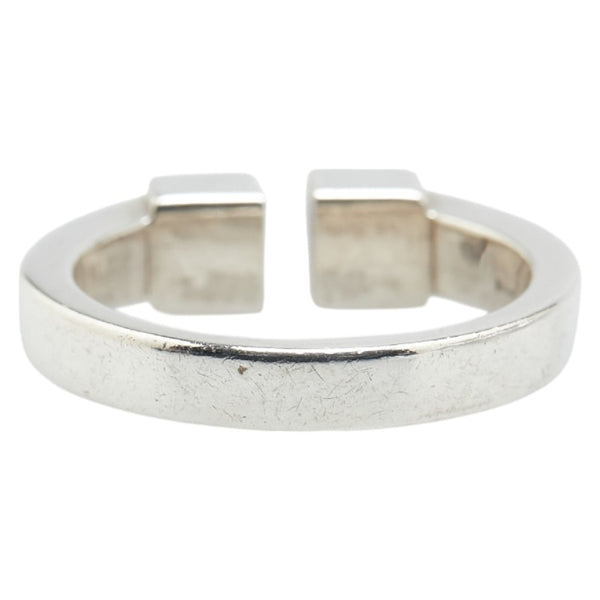 グッチ Gロゴ キューブ ブロック リング 指輪 SV925 シルバー メンズ GUCCI 【中古】