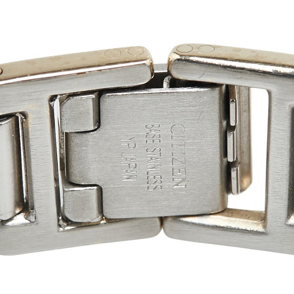 サンローラン 腕時計 2200-229789 クオーツ ベージュ文字盤 ステンレススチール メッキ レディース SAINT LAURENT 【中古】