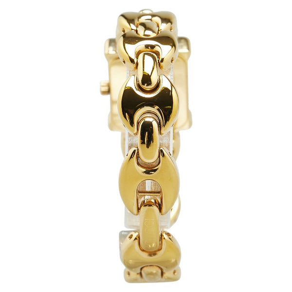 グッチ チェンジベルト ウォッチ 腕時計 1800L クオーツ ホワイト文字盤 メッキ レディース GUCCI 【中古】