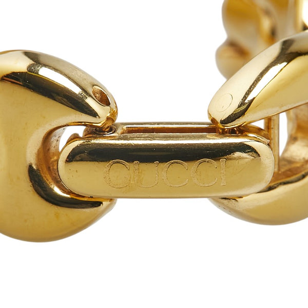 グッチ チェンジベルト ウォッチ 腕時計 1800L クオーツ ホワイト文字盤 メッキ レディース GUCCI 【中古】