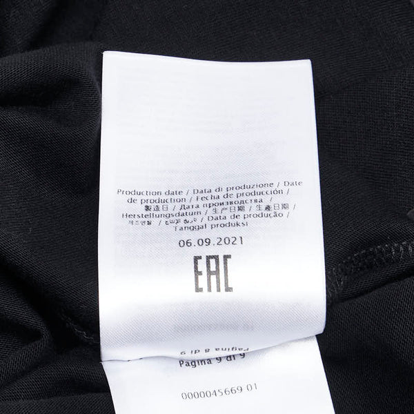 ヴァレンティノ 蝶々 バタフライ 半袖Ｔシャツ サイズ:L ブラック コットン レディース VALENTINO 【中古】