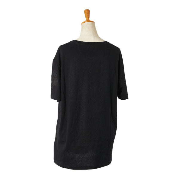 ヴァレンティノ 蝶々 バタフライ 半袖Ｔシャツ サイズ:L ブラック コットン レディース VALENTINO 【中古】