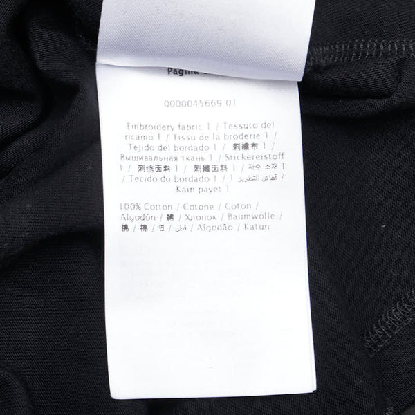 ヴァレンティノ 蝶々 バタフライ 半袖Ｔシャツ サイズ:L ブラック コットン レディース VALENTINO 【中古】