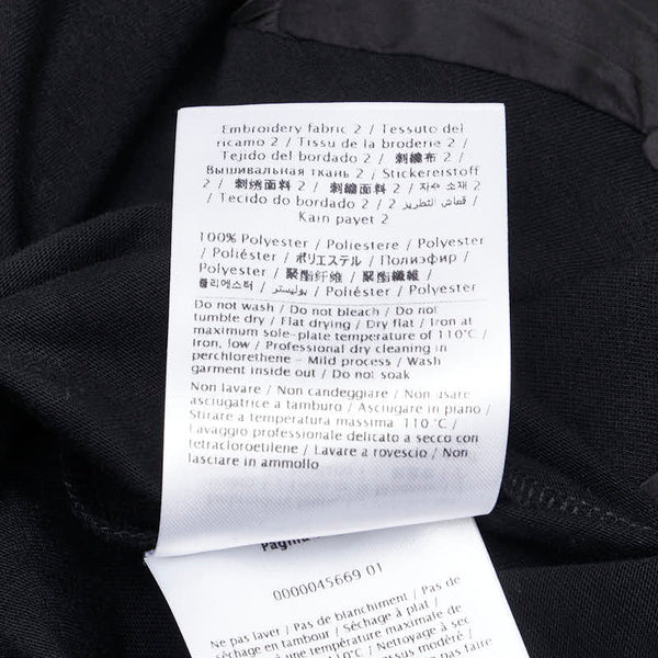 ヴァレンティノ 蝶々 バタフライ 半袖Ｔシャツ サイズ:L ブラック コットン レディース VALENTINO 【中古】