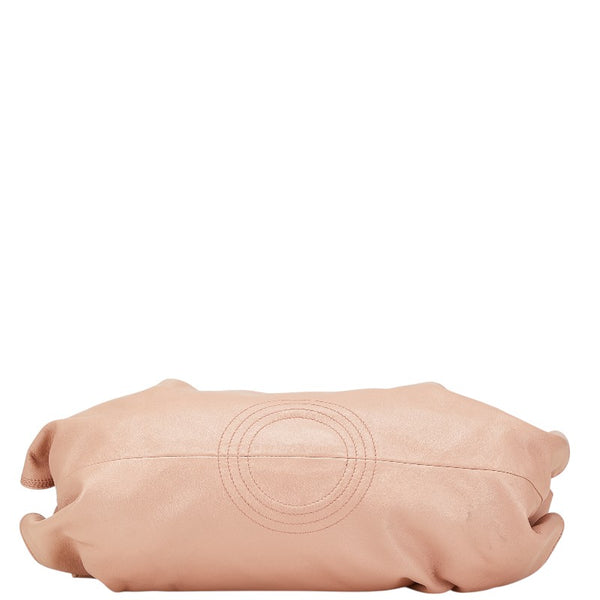 ロエベ ナッパアイレ ハンドバッグ ピンク ピンクベージュ レザー レディース LOEWE 【中古】