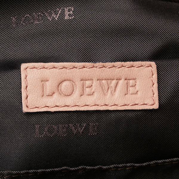 ロエベ ナッパアイレ ハンドバッグ ピンク ピンクベージュ レザー レディース LOEWE 【中古】