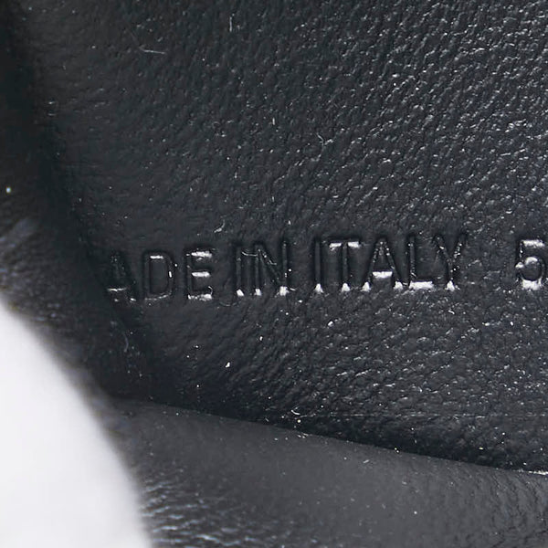 バレンシアガ ロゴ 三つ折り財布 コンパクトウォレット 594312 ブラック レザー レディース BALENCIAGA 【中古】