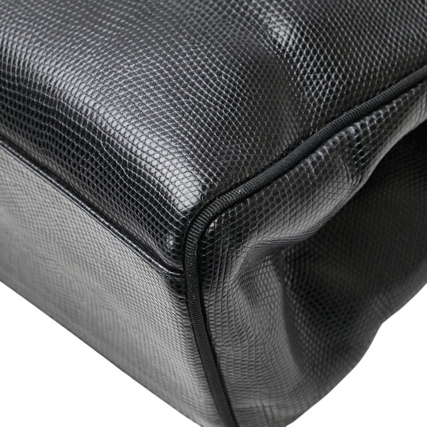 サルヴァトーレフェラガモ ヴァラ トートバッグ ショルダーバッグ BK-21 2530 ブラック レザー レディース Salvatore Ferragamo 【中古】