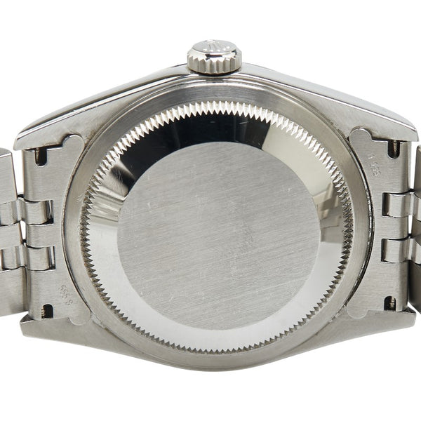 ロレックス デイトジャスト 腕時計 16234 自動巻き シルバー文字盤 ステンレススチール ホワイトゴールド メンズ ROLEX 【中古】