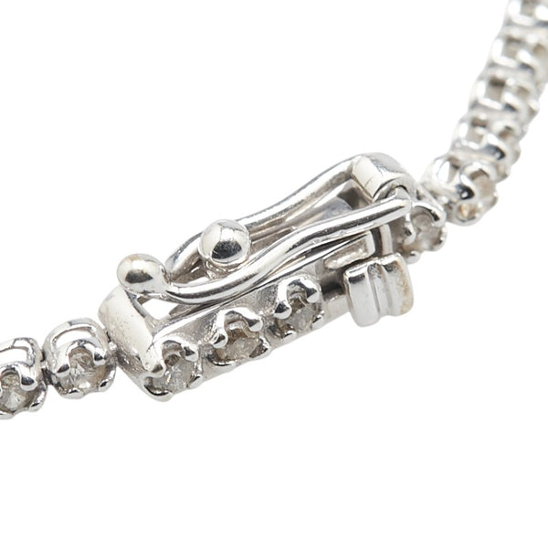 テニスブレスレット K18WG ホワイトゴールド レディース 【中古】