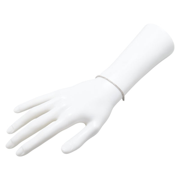 テニスブレスレット K18WG ホワイトゴールド レディース 【中古】