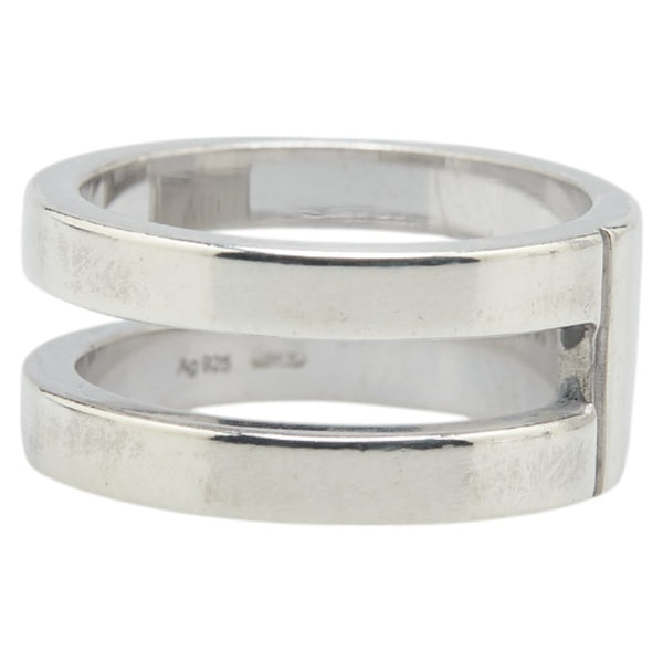 グッチ リング 指輪 #18 SV925 シルバー レディース GUCCI 【中古】