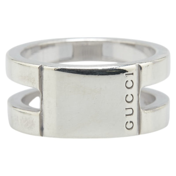 グッチ リング 指輪 #18 SV925 シルバー レディース GUCCI 【中古】