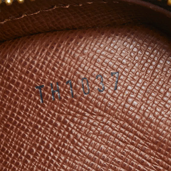 ルイ ヴィトン モノグラム ダヌーブ 斜め掛け ショルダーバッグ M45266 ブラウン PVC レザー レディース LOUIS VUITTON 【中古】