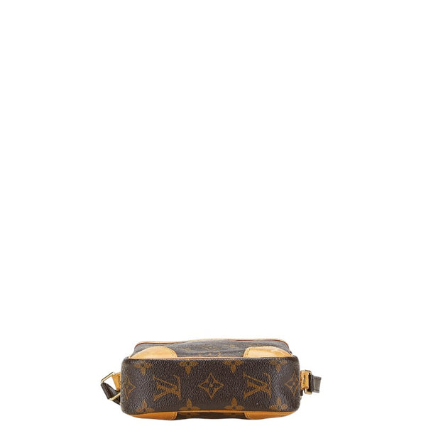 ルイ ヴィトン モノグラム ダヌーブ 斜め掛け ショルダーバッグ M45266 ブラウン PVC レザー レディース LOUIS VUITTON 【中古】