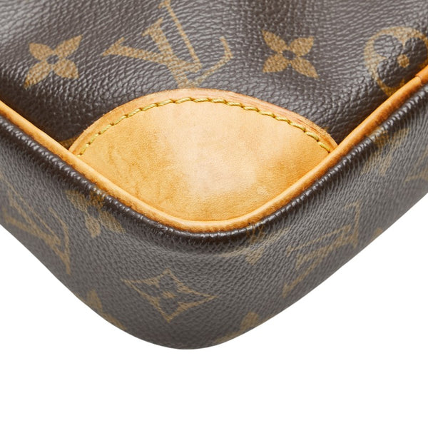 ルイ ヴィトン モノグラム ダヌーブ 斜め掛け ショルダーバッグ M45266 ブラウン PVC レザー レディース LOUIS VUITTON 【中古】