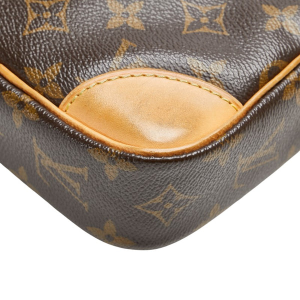 ルイ ヴィトン モノグラム ダヌーブ 斜め掛け ショルダーバッグ M45266 ブラウン PVC レザー レディース LOUIS VUITTON 【中古】