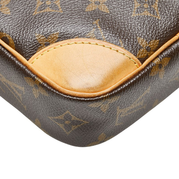 ルイ ヴィトン モノグラム ダヌーブ 斜め掛け ショルダーバッグ M45266 ブラウン PVC レザー レディース LOUIS VUITTON 【中古】