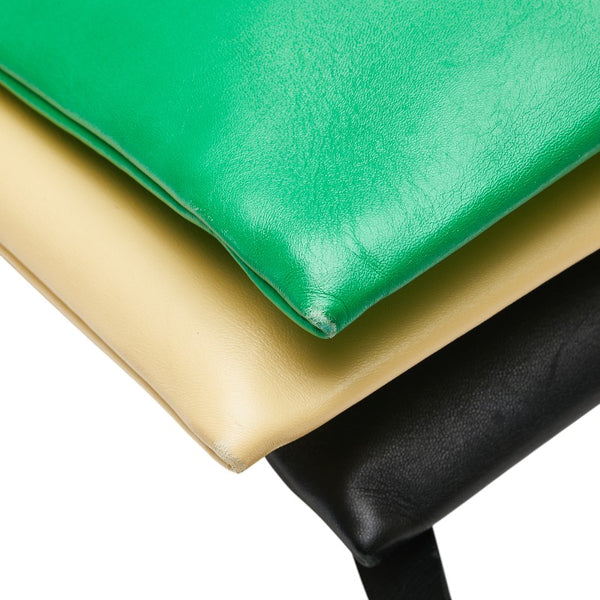 マルニ ハンドバッグ ショルダーバッグ グリーン ブラック イエロー レザー レディース MARNI 【中古】